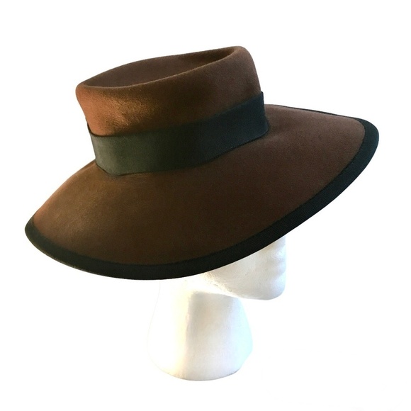 Vintage Wiener Modell Wool Felt Hat Made in Austria ca1920s - Picture 1 of 5